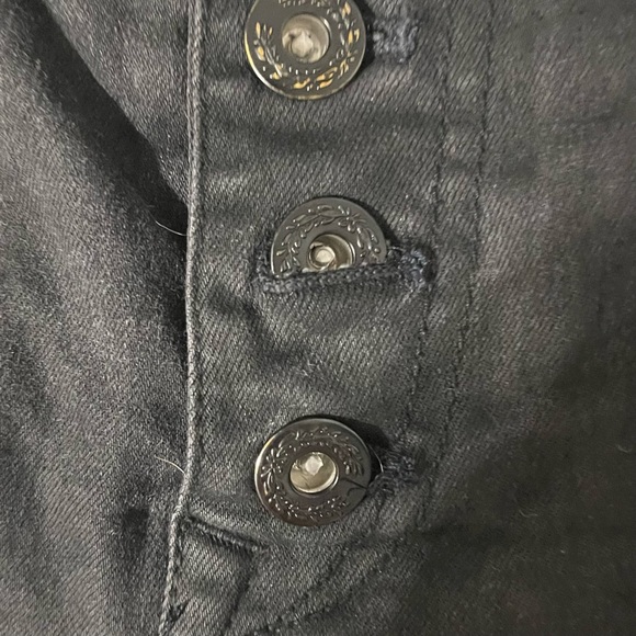 Free People Black shorts with braided sides - Picture 4 of 11